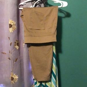 Plus size stretch pants